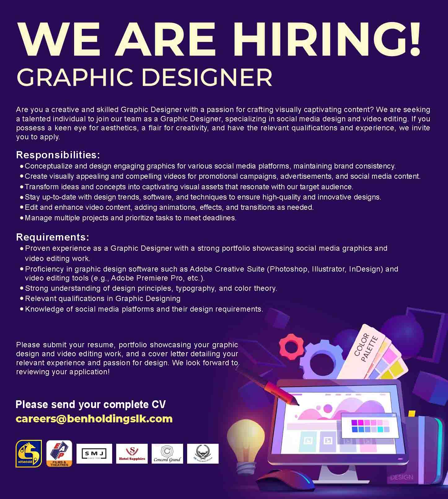 Graphic Designer Vacancy in Colombo