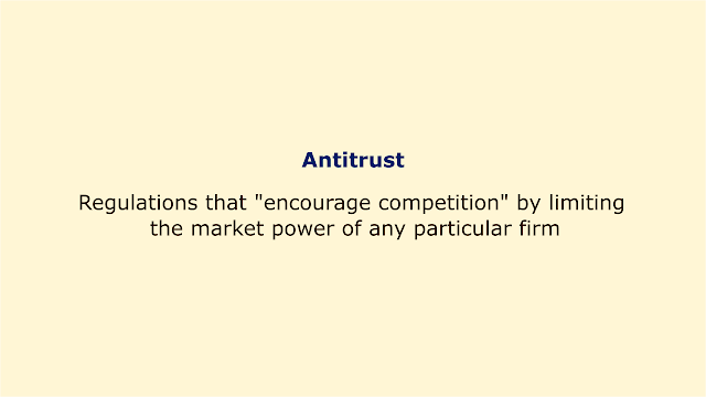 Regulations that "encourage competition" by limiting the market power of any particular firm.