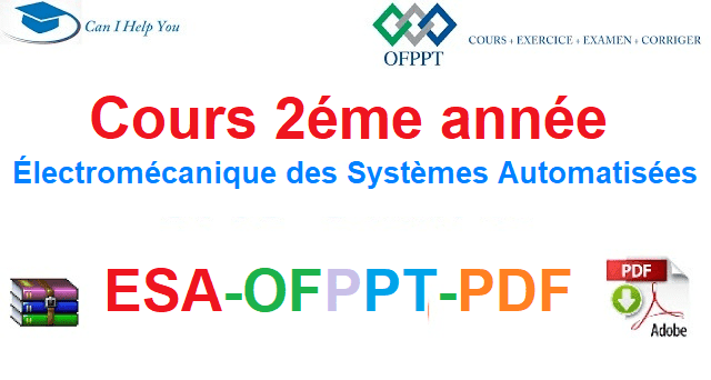 Tout Les Cours 2 éme année Électromécanique des Systèmes Automatisées-ESA-OFPPT-PDF