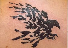 crow tribal tattoo
