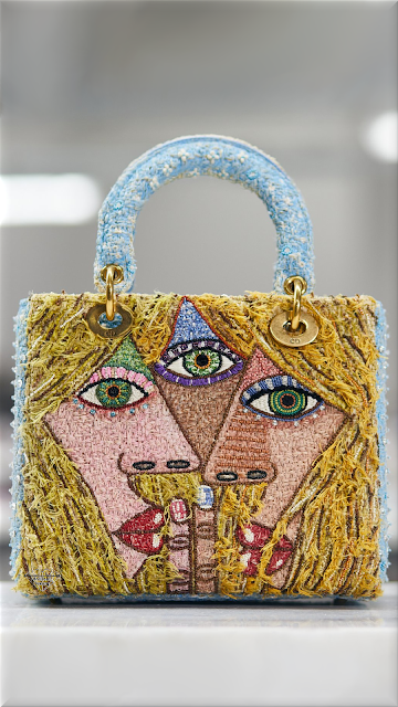 ♦Lady Dior Bags Art Edition 7th 2023 Artist Brian Calvin from California #dior #ladydior #bags #colorful #brilliantluxury