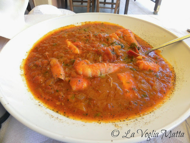 Manganos  ristorante Kefall-Oinia garides saganaki