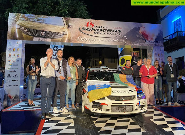 El 48 Rally Senderos de La Palma – Trofeo CICAR, en línea de salida