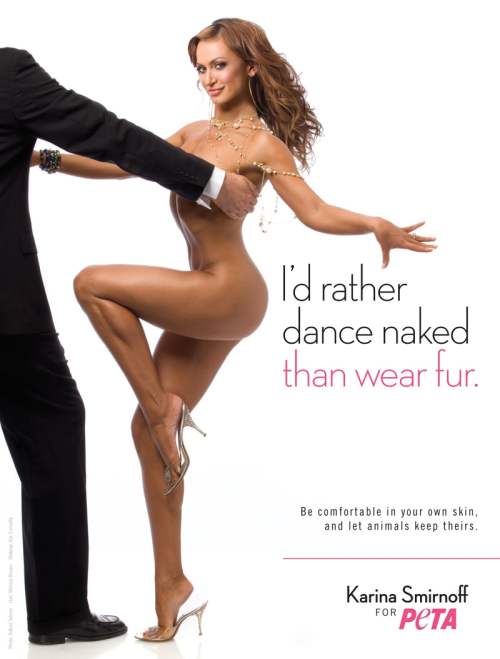 karina smirnoff peta. karina smirnoff peta pictures.