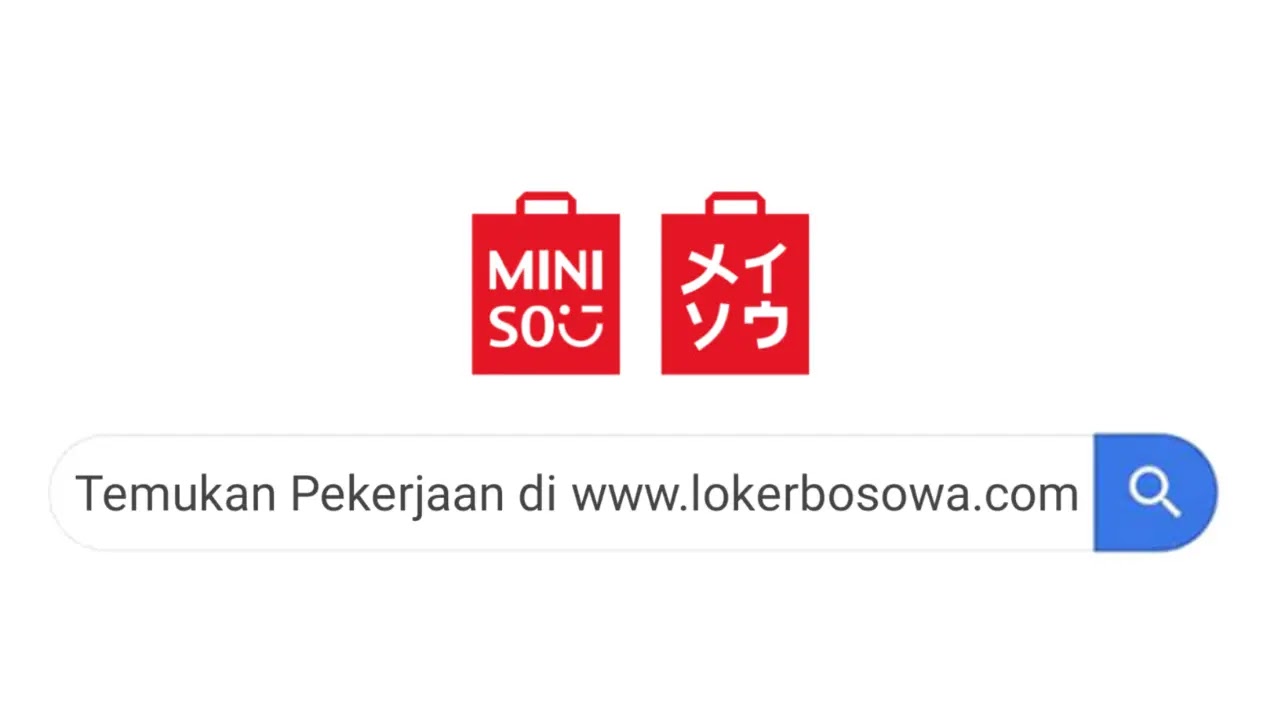 Lowongan Kerja MINISO Indonesia Terbaru 2024