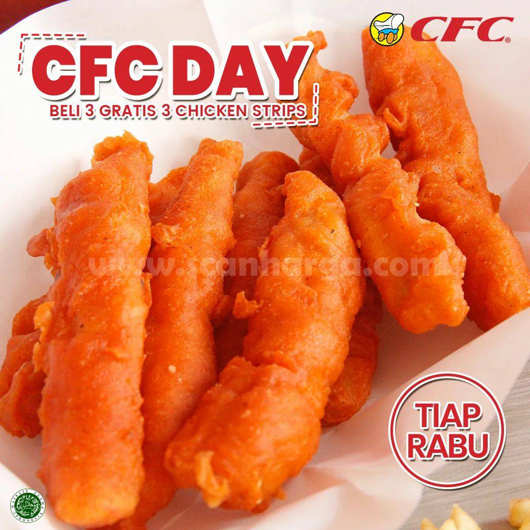 Promo CFC DAY! BELI 3 GRATIS 3 Chicken Strips