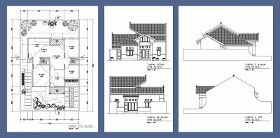 Denah Rumah Type 90/225  Desain Denah Rumah Terbaru  Denah Rumah 