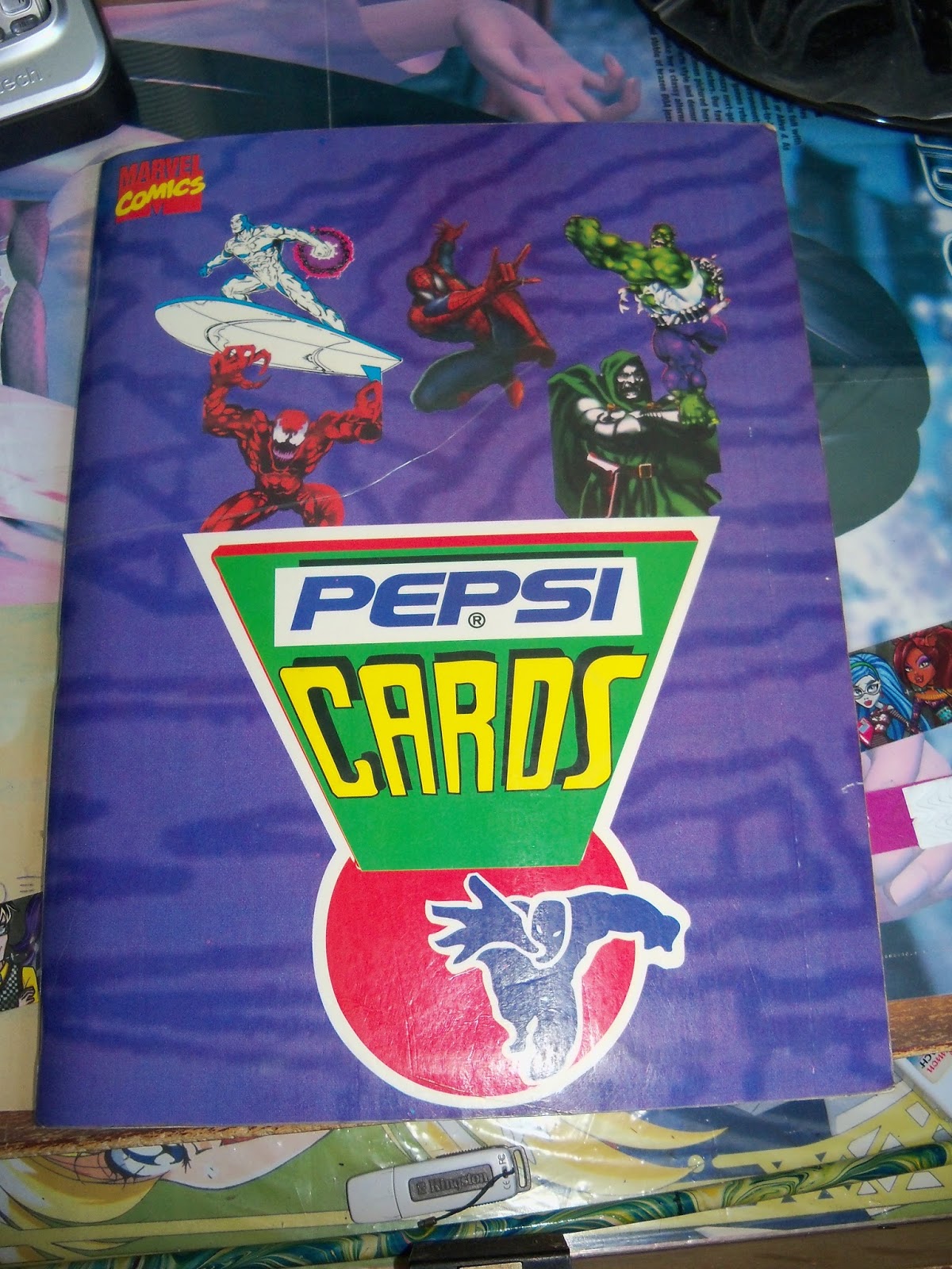 Las cosas que vendo: Las Pepsi Cards de Marvel Comics