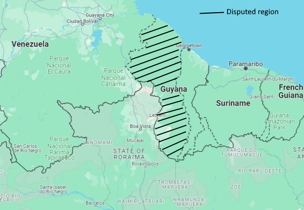 Essequibo region: Venezuela vs Guyana