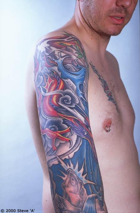 Japanese Sleeve Tattoo Design Prison