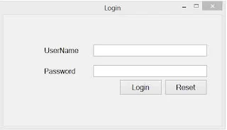 login form