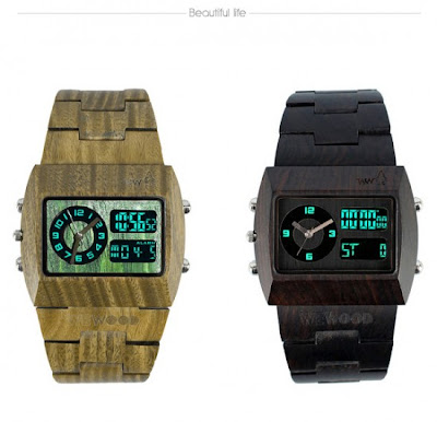 Beautiful Men's Wooden Full Color Watches By WeWood