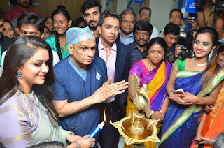 Keerthy Suresh launches Dr. Agarwal’s Eye Hospital at Velachery