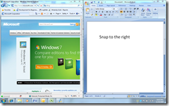 Windows 7 - Snap