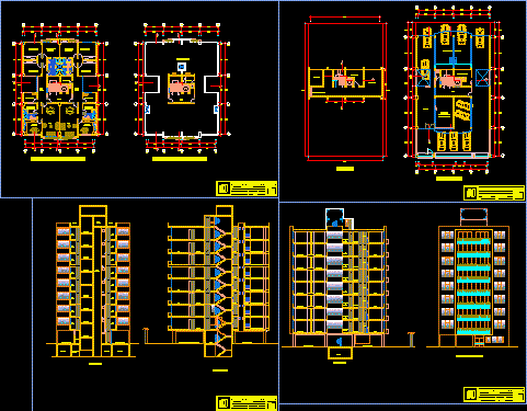 Apartment Plans Autocad