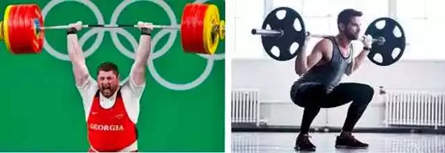 Image capturing a weightlifting moment at the Olympics, showcasing the power and determination of athletes
