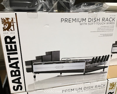 Dry your dishes with the Sabatier Premium Dish Rack with Soft Touch Wires