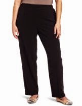 <br />Briggs New York Women's Plus-Size Short Flat Front Straight Leg Pant