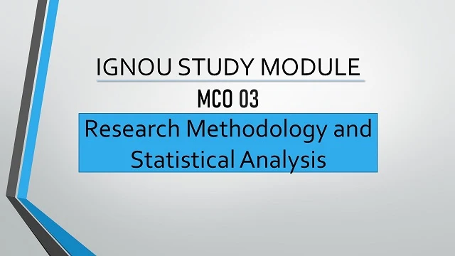 IGNOU M.com MCO 03 Previous Year Papers