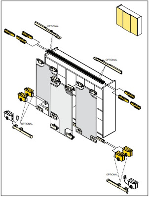 Siding Door Pintu Lemari Geser Bintang Hardware