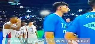 FIBA BASKETBALL WORLDCUP GILAS PILIPINAS VS ITALY