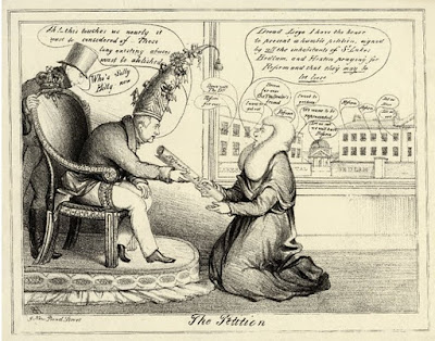 The Petition, advertised in The Satirist (1831) © The Trustees of the British Museum