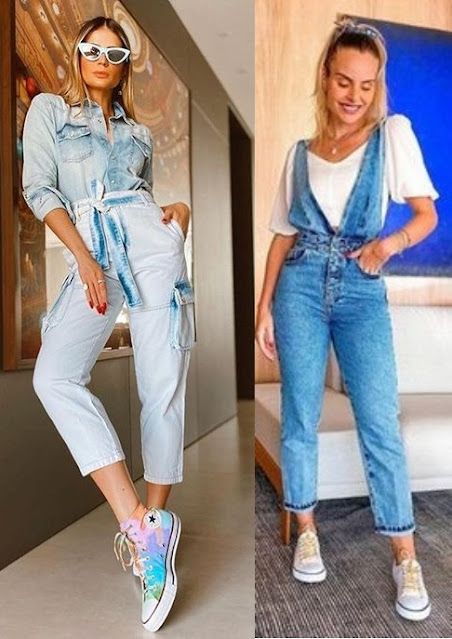 Guia de moda Looks estilosos com tênis, Thássia Naves, Layla Monteiro