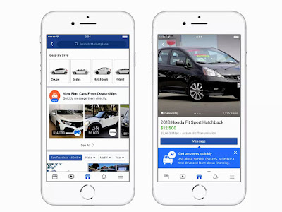 Now you can sell and buy cars through Facebook's Marketplace 