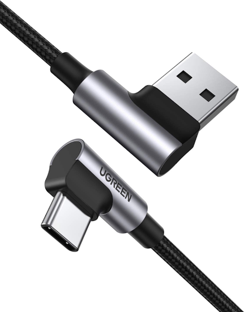 UGREEN USB Type C L字 ケーブル 0.5m