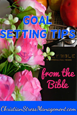Goal setting tips from the Bible