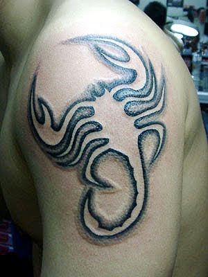 Tribal Tattoo Design Tagged As Scorpion Tattoos