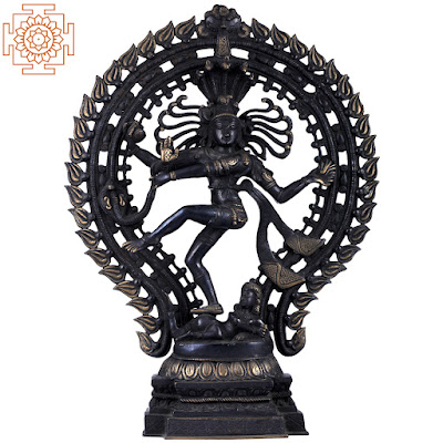 Shiva as Nataraja In Brass Statue