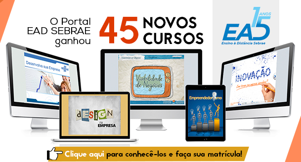 O Portal EAD on-line com Cursos Gratuitos Sebrae de Capacitação