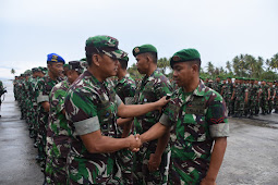 Selesai Bertugas, Yon Zipur 8/SMG Tinggalkan Palu