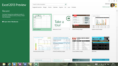 MS Excel 2013: New Features