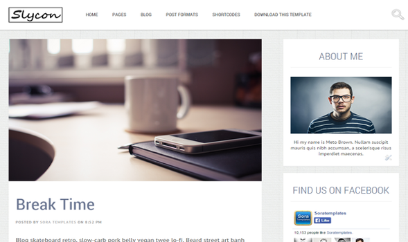 Sycon-Blogger-Template