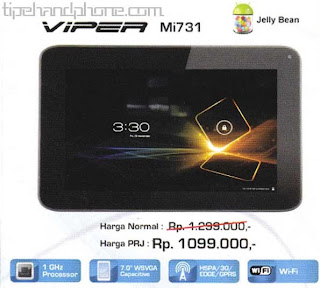 Spesifikasi dan Harga Tablet S Nexian Viper Mi731 Terbaru 2013