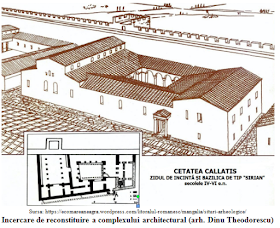 Incercare de reconsituire cetatea Callatis (arh Dinu Theodorescu)