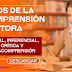 TIPOS DE LA COMPRENSIÓN LECTORA - LITERAL, INFERENCIAL, CRÍTICA Y METACOMPRENSIÓN