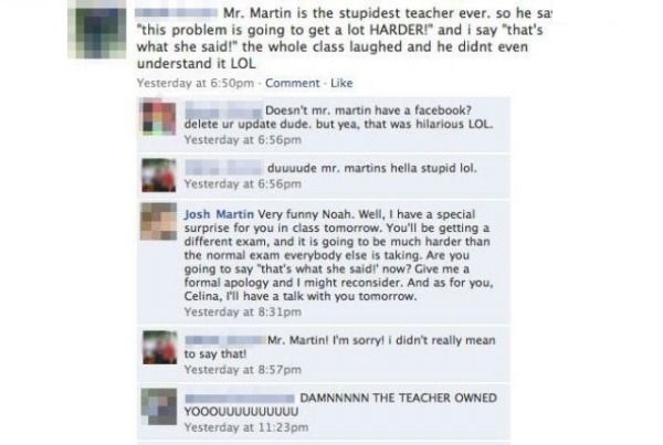 funny status facebook. Mr.Martin - Funny Facebook Status Fail