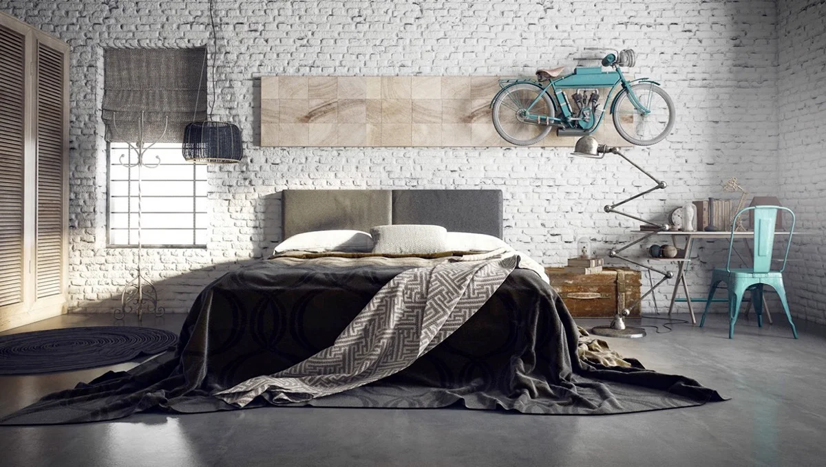 Industrial Bedroom | Interior Designio