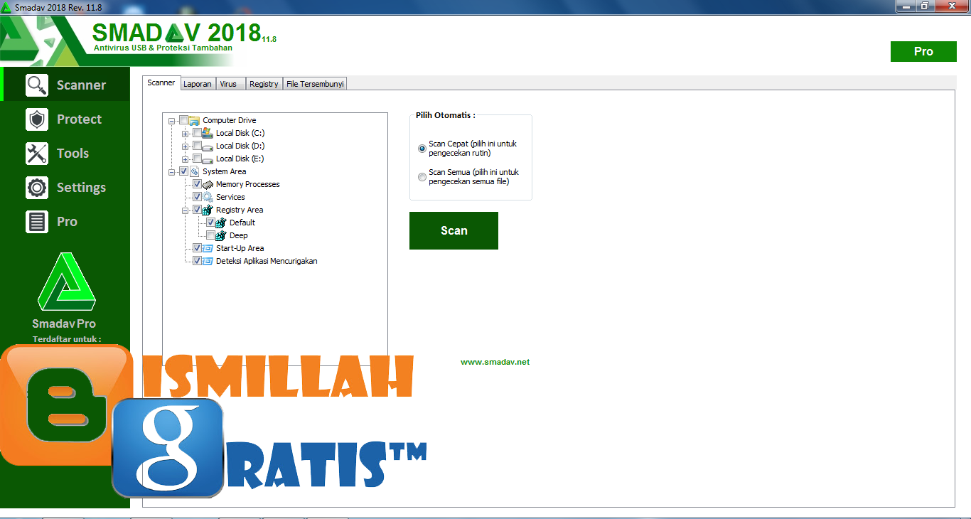 Smadav Pro 2018 Rev 11.8.2 Full Version - Bismillah Gratis™