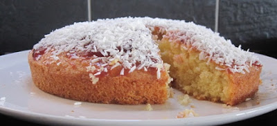 Ioanna's Notebook - Coconut syrup cake