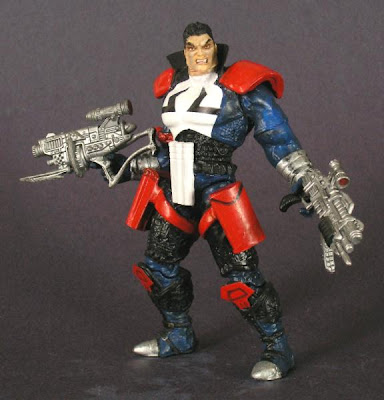 Custom Punisher 2099 action figure by N TT.