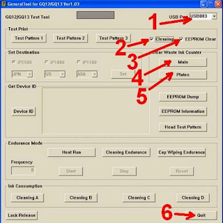 langkah cepat reset printer canon