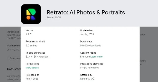 Retrato Apk Download Latest Version, Retrato App Details