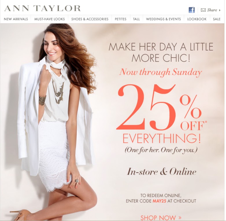 jcpenney printable coupons 2011. Ann Taylor Coupons: 25% Off