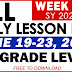DAILY LESSON LOG (Quarter 4: WEEK 8) JUNE 19-23, 2023