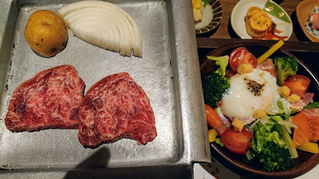 北海道 登別石水亭 桜房 夕食バイキング