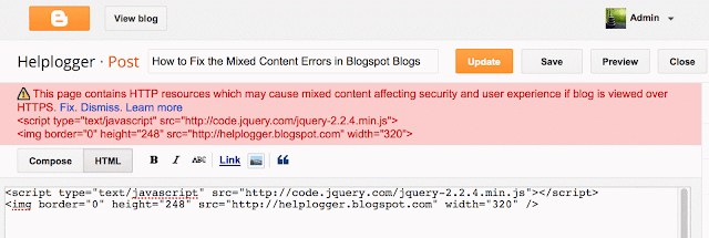  there are some issues that are now facing bloggers thanks to this change in policy and on [Update] How to Fix Mixed Content Errors in Blogspot Blogs